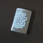 オリジナルZIPPO　王冠大　ニッケル