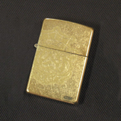 オリジナルZIPPO　王冠大　真鍮