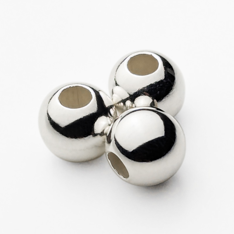 シルバービーズ 中（プレーンタイプ） 3個売り