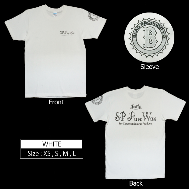 ビーズ屋　Tシャツ2013モデル　白