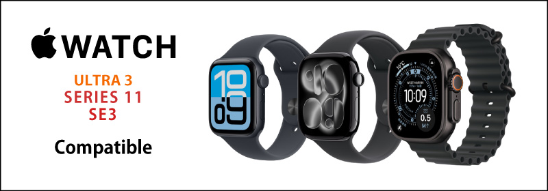 Apple Watch Ultra3、Apple Watch Series11、Apple Watch SE3 対応