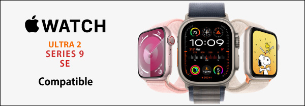 Apple Watch Ultra2、Apple Watch Series9 対応