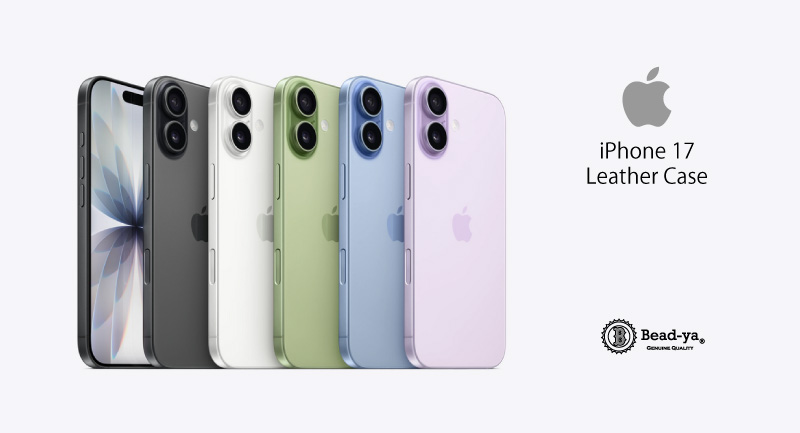 手帳型 iPhone 17用レザーケース
