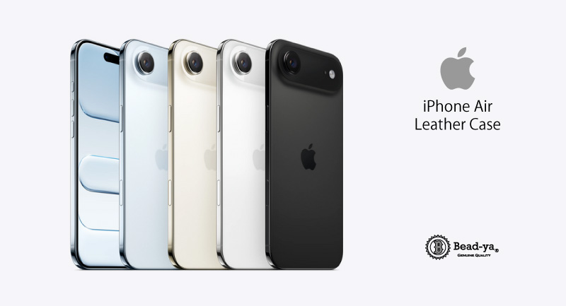 手帳型 iPhone Air用レザーケース