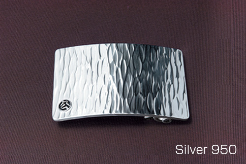 シルバーバックル タタキタイプ 40mm巾 Silver950